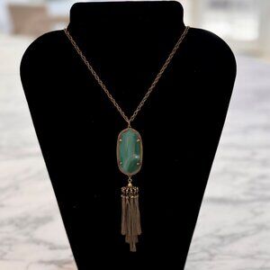 Kendra Scott Stone Tassel Pendant Necklace